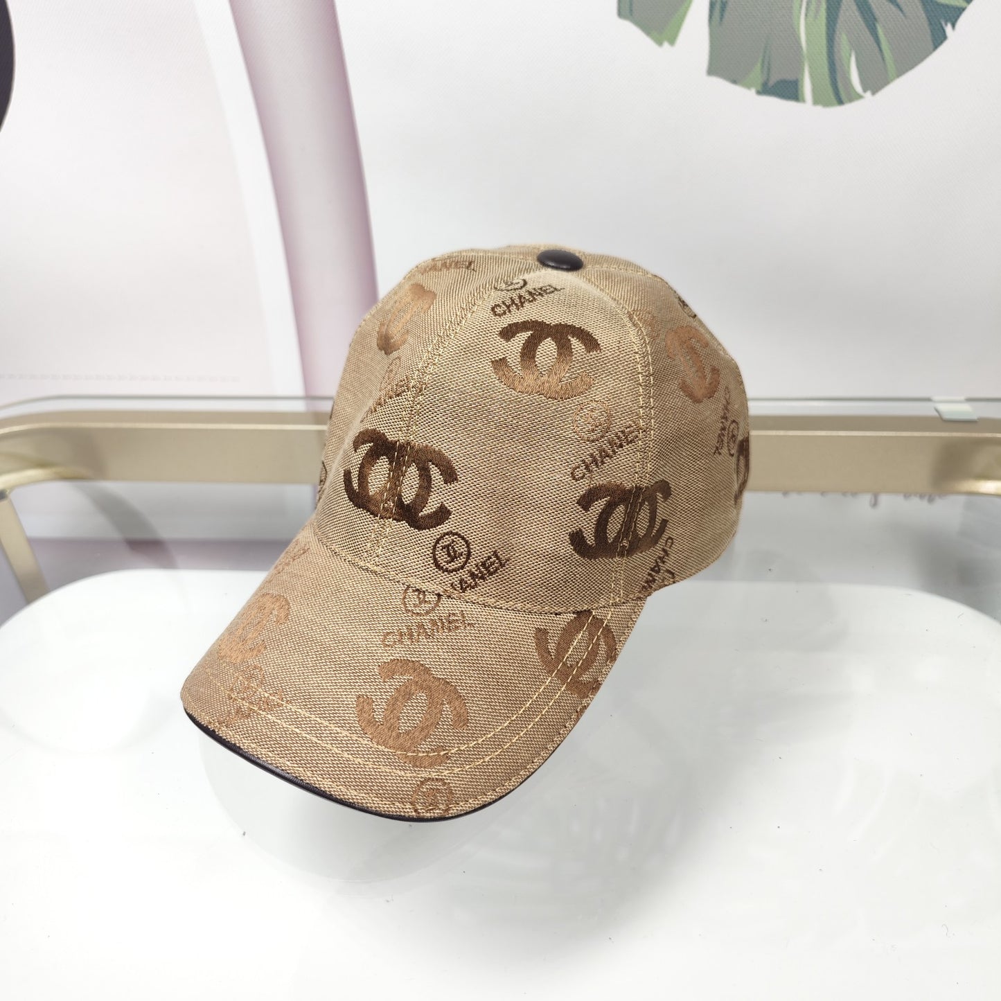 Chanel inspired baseball cap