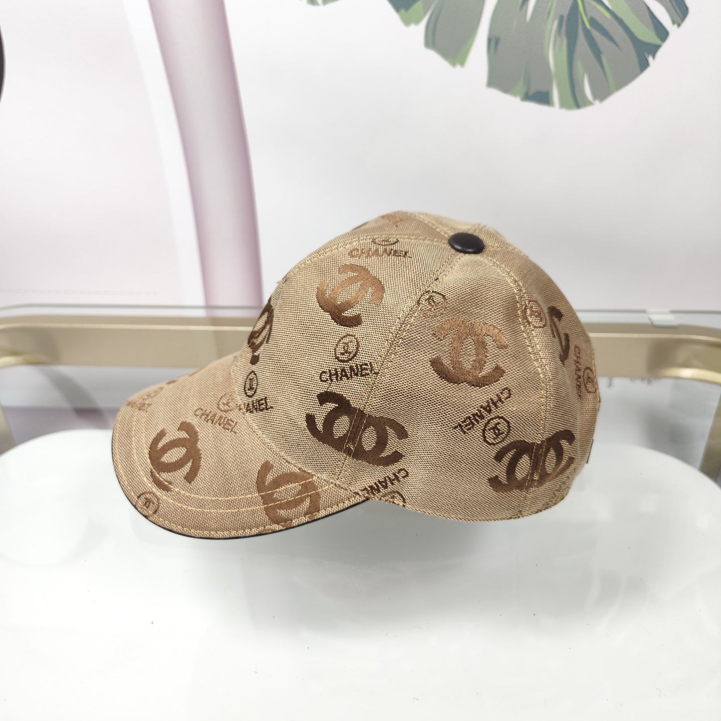 Chanel inspired baseball cap