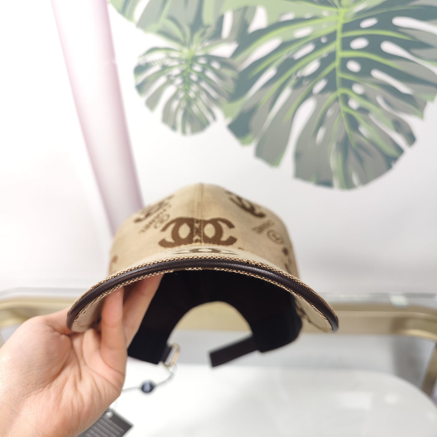 Chanel inspired baseball cap