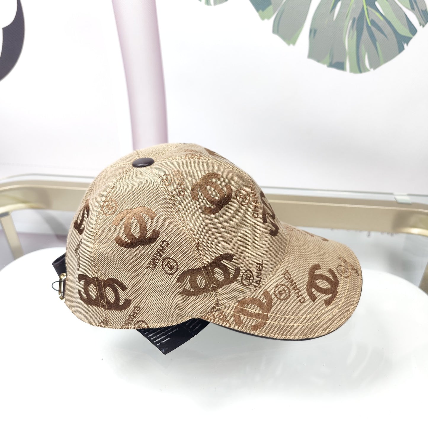 Chanel inspired baseball cap