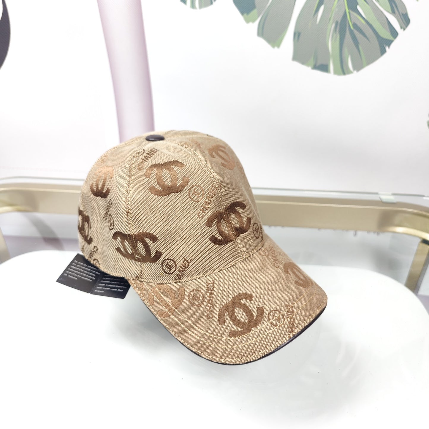 Chanel inspired baseball cap