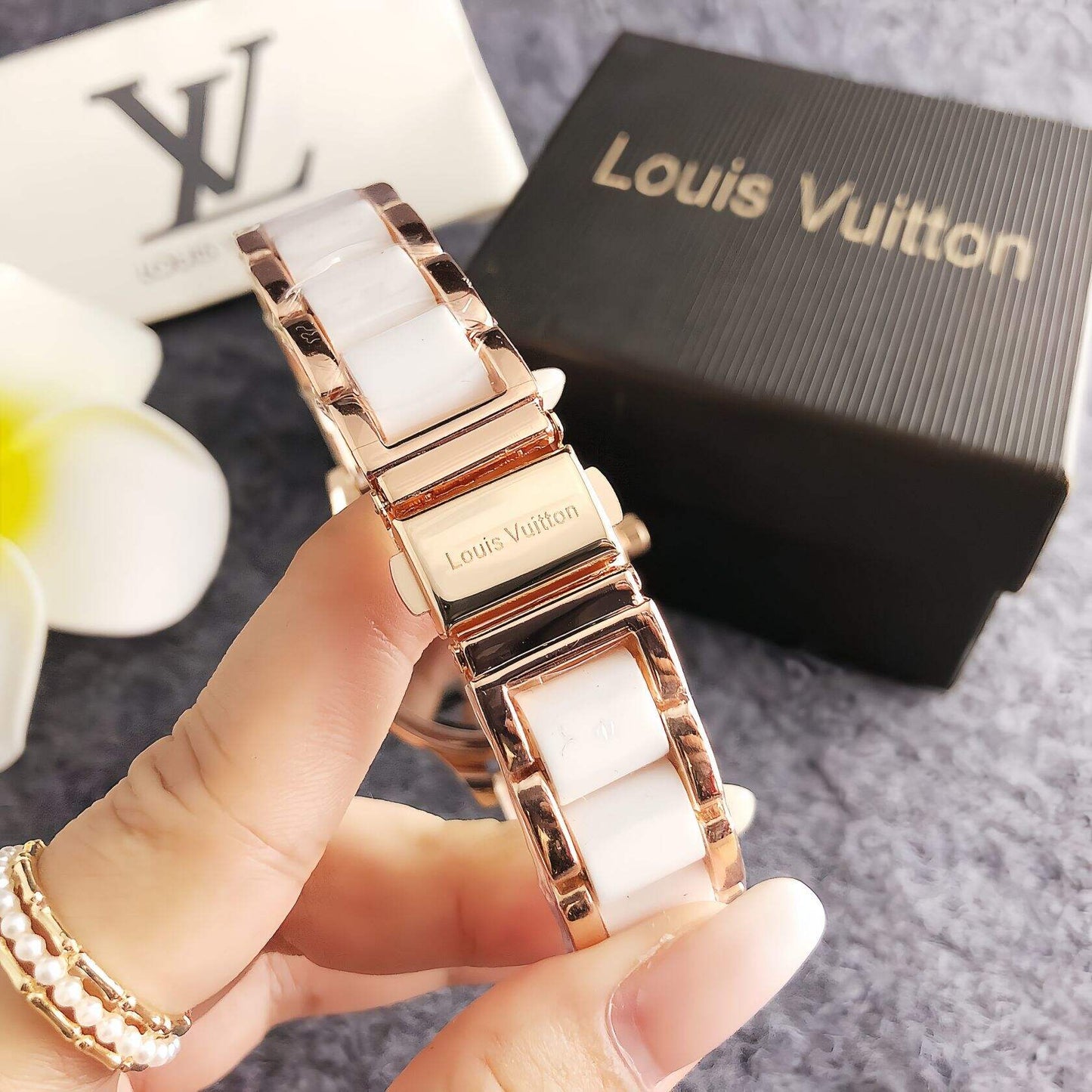 LV Inspired Watch