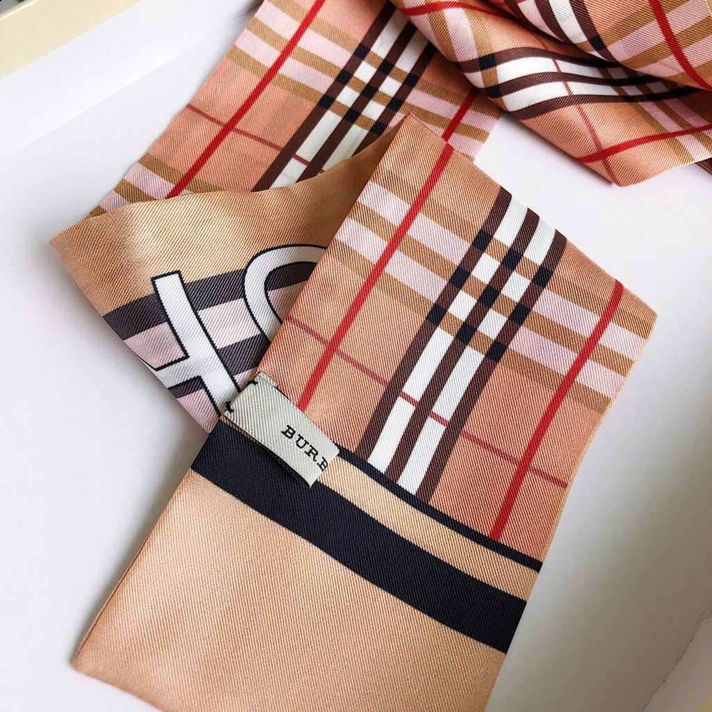 Burberry inspired Twill Ribbon Scarves