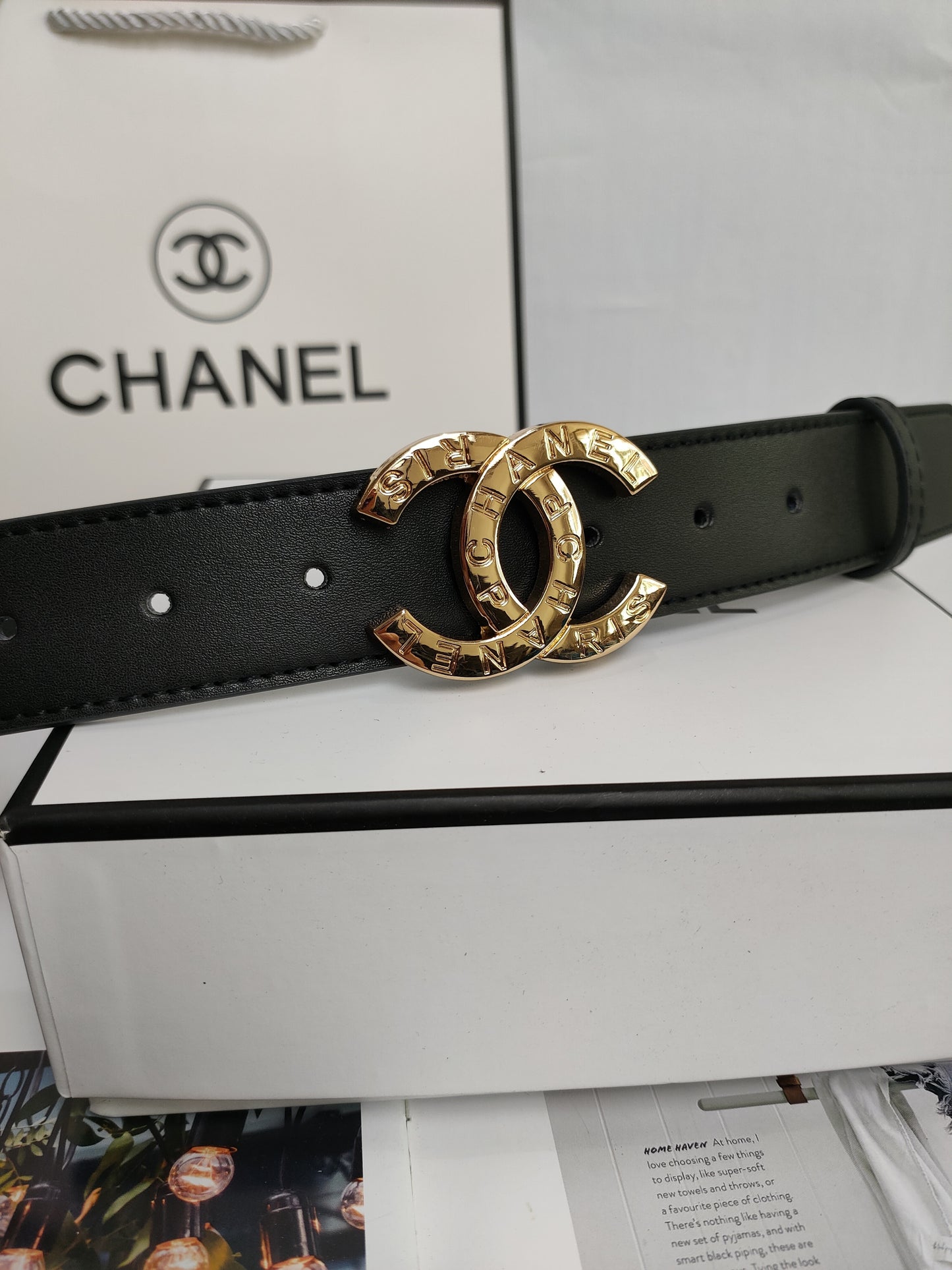 Chanel inspired Belts