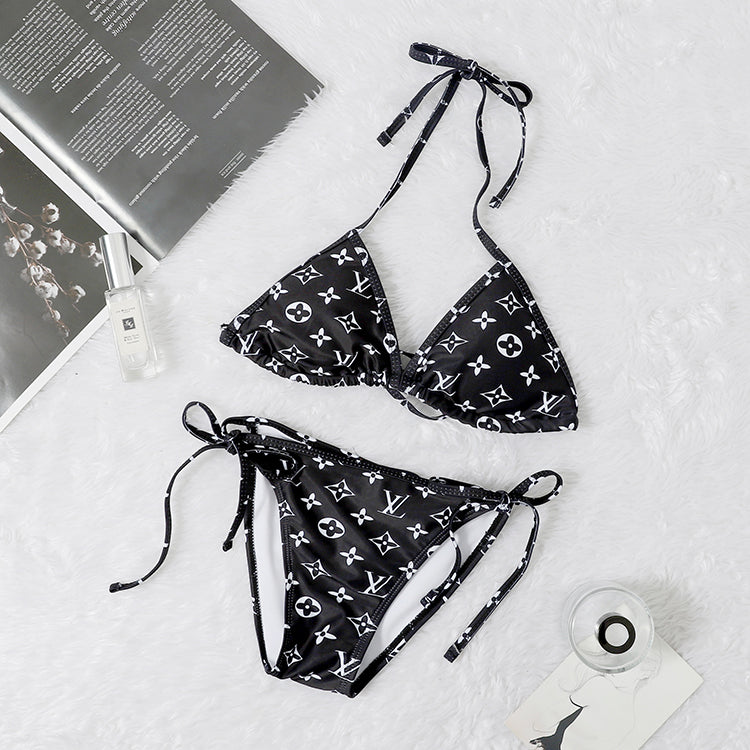LV inspired Bikini Set