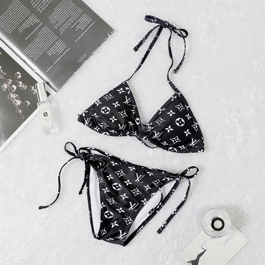 LV inspired Bikini Set