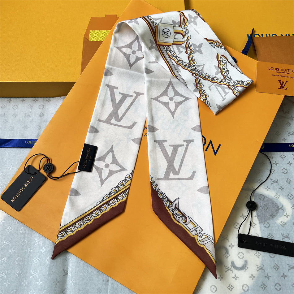 LV Inspired 
Bandeau neckerchief