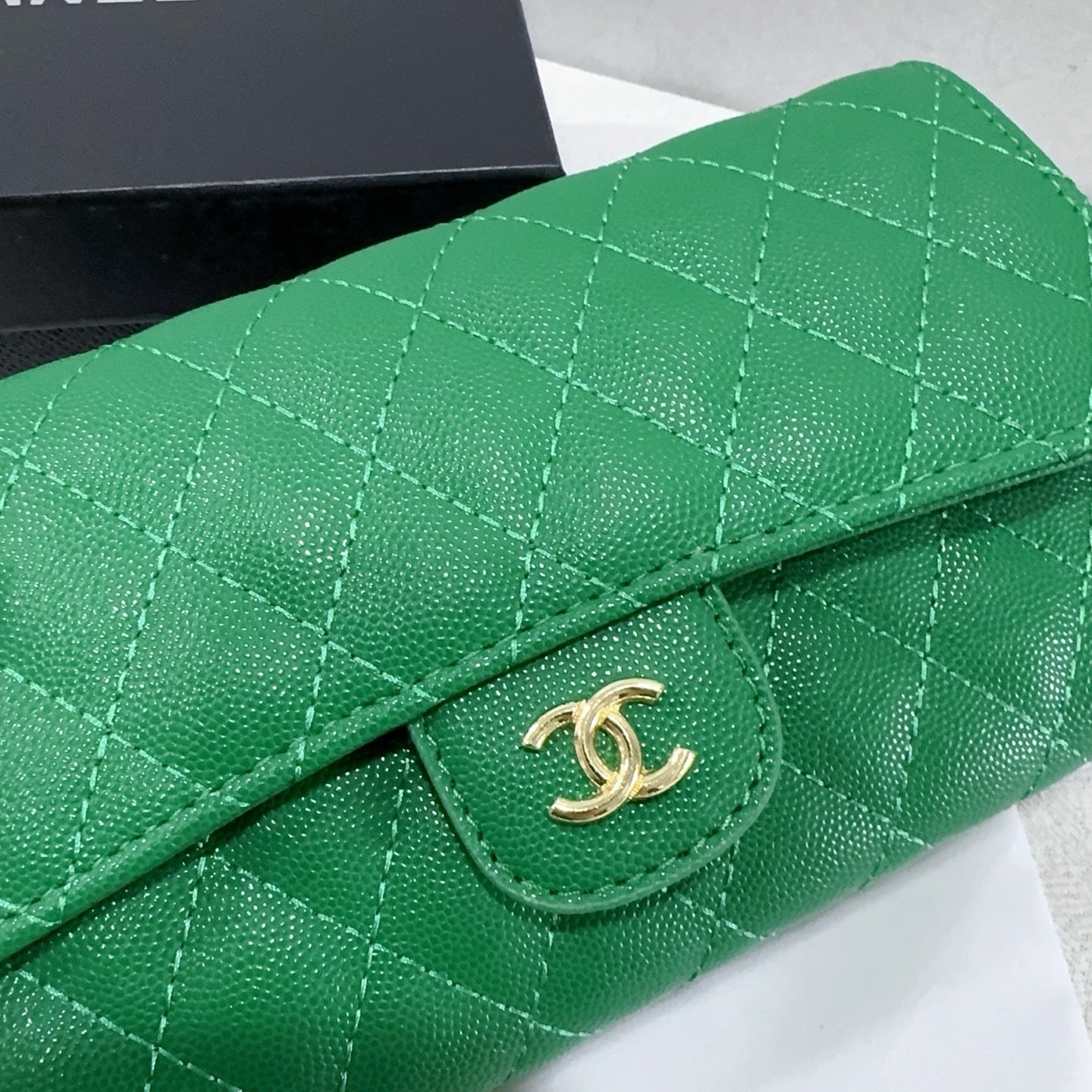 Chanel inspired quilted clutch