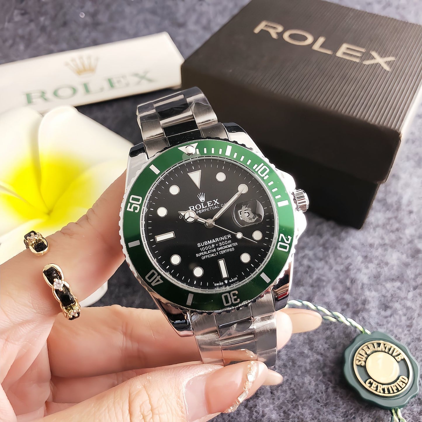 Rolex in water proof watch