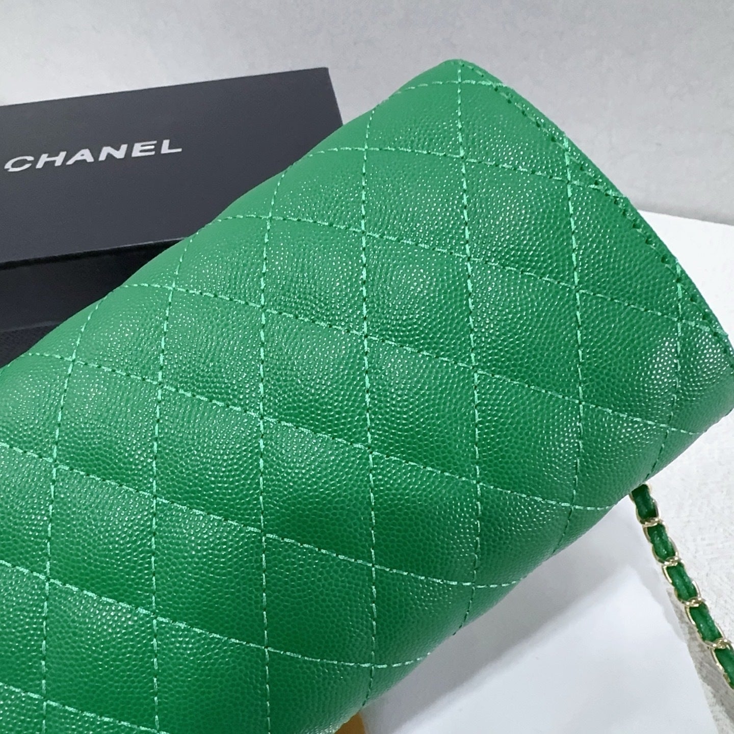 Chanel inspired quilted clutch