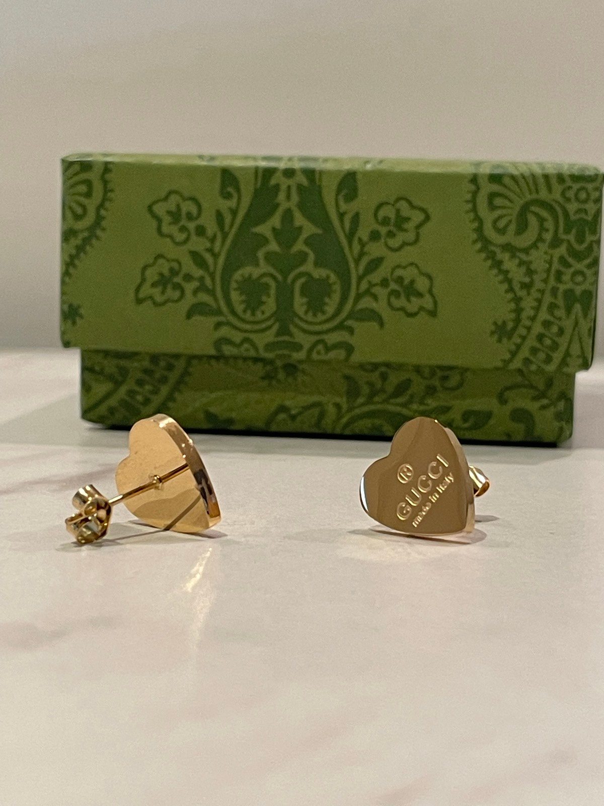 Gucci inspired heart shape Earrings