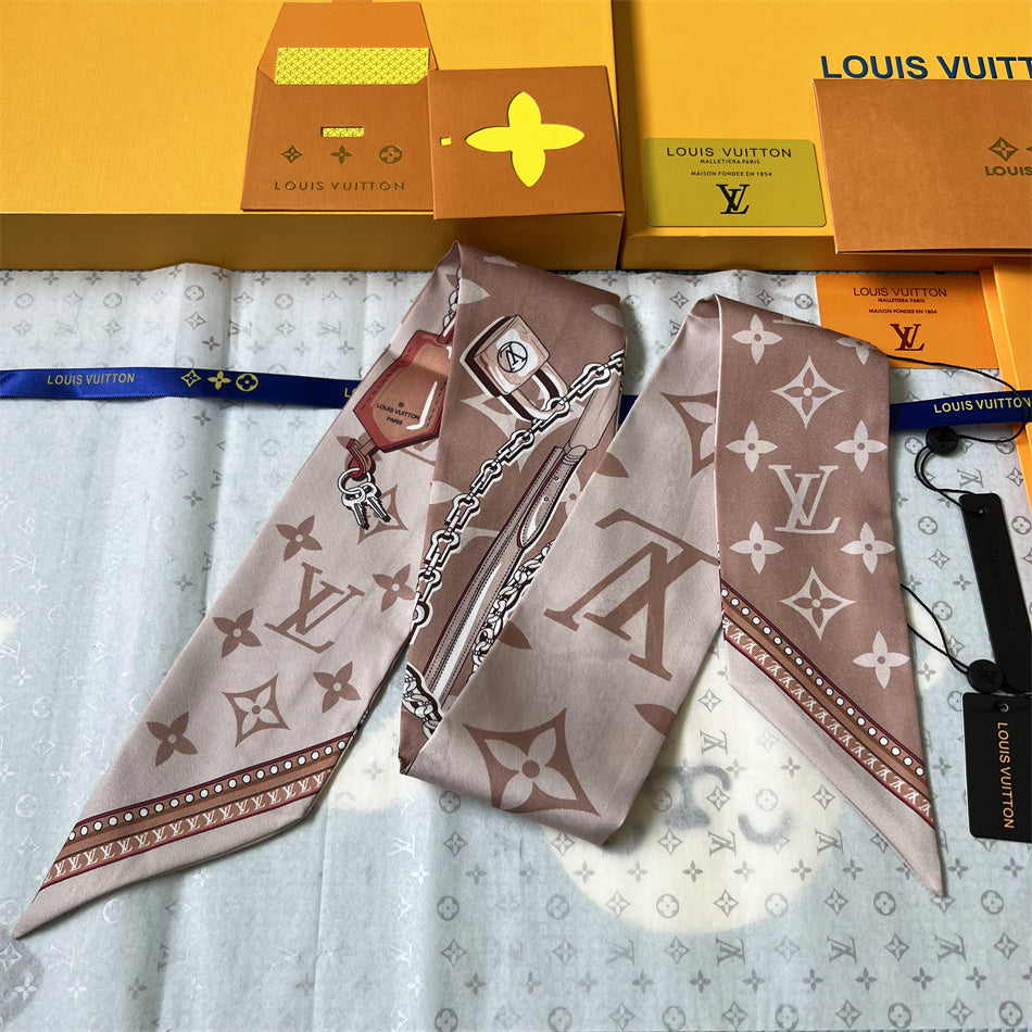LV Inspired 
Bandeau neckerchief
