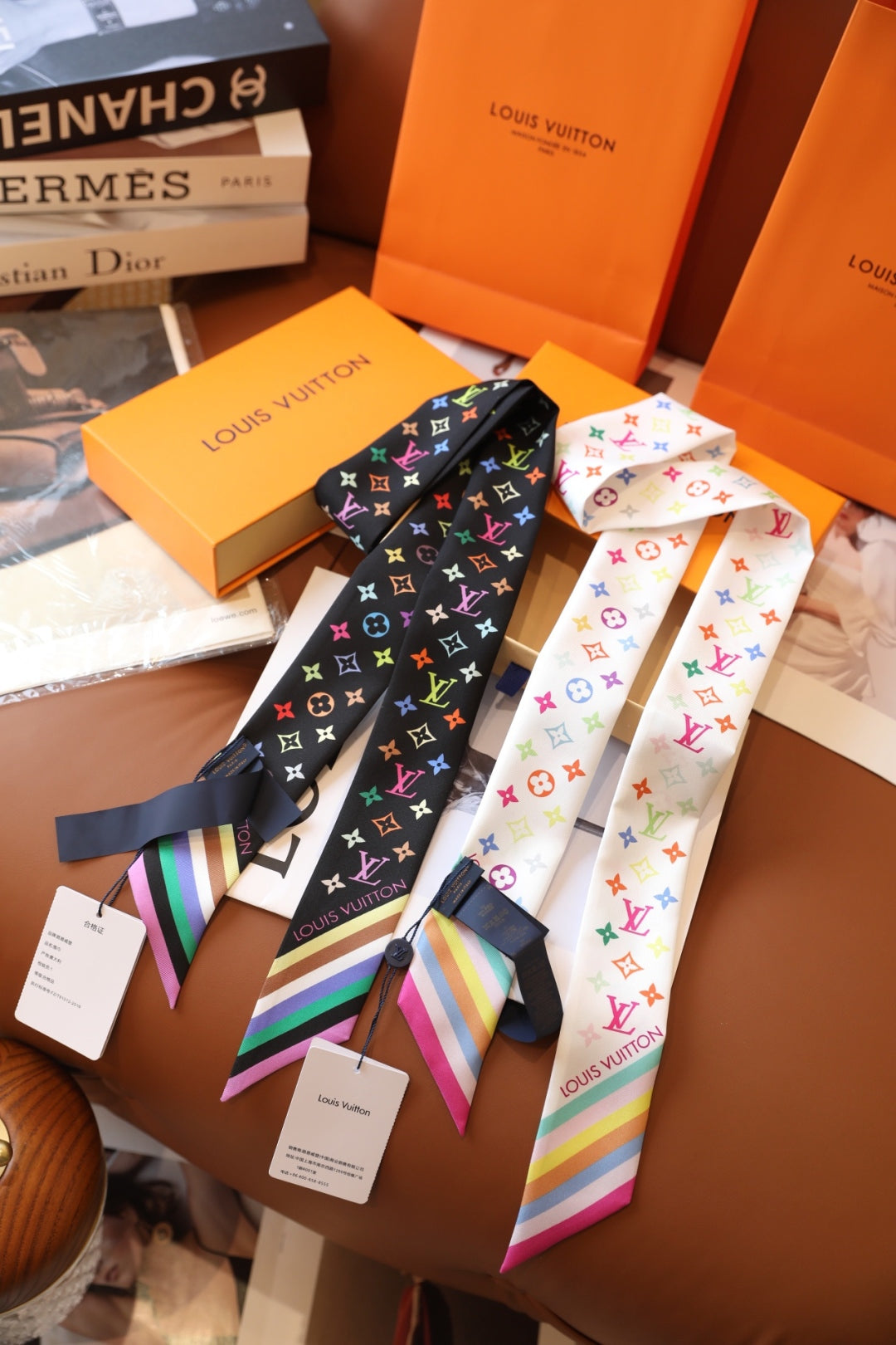 LV x TM inspired Monogram Multicolor BB Bandeau