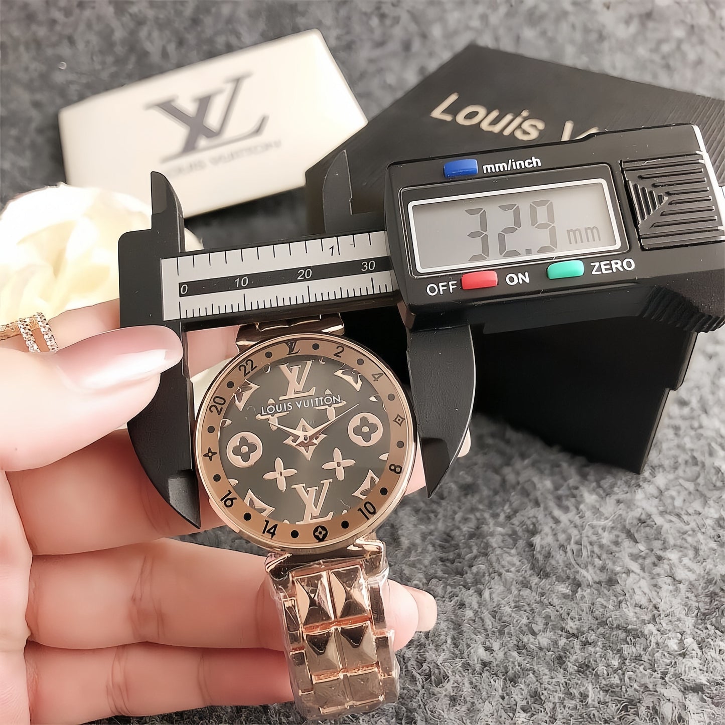 LV Designer Inspired Watch