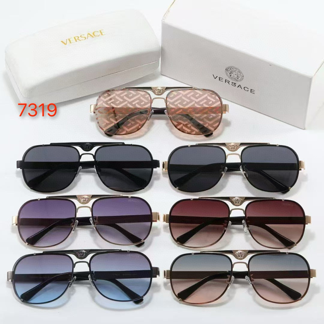 Versace inspired Rimless Sunglasses