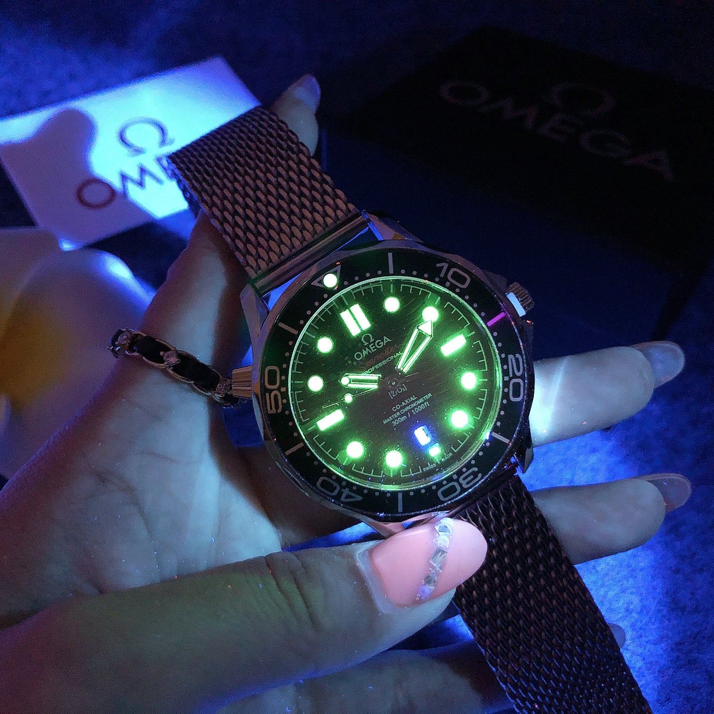 Omega waterproof men watch