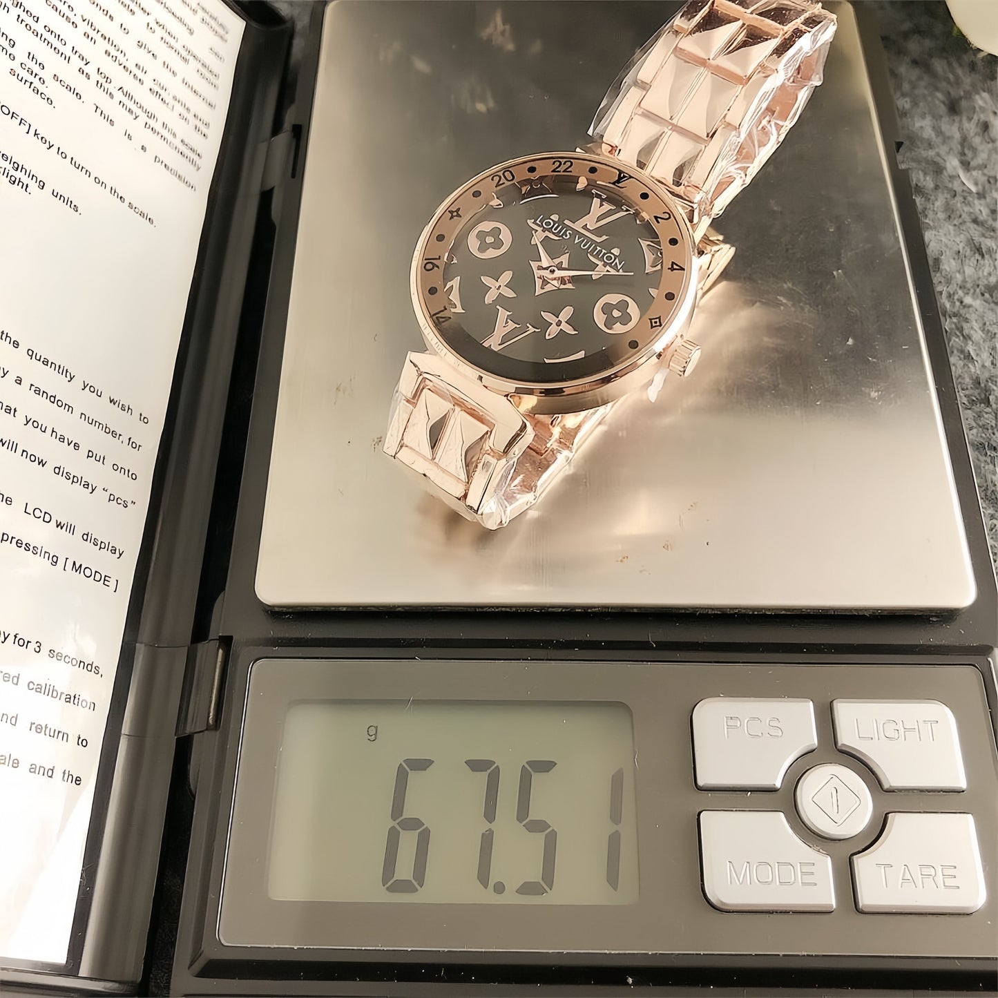 LV Designer Inspired Watch