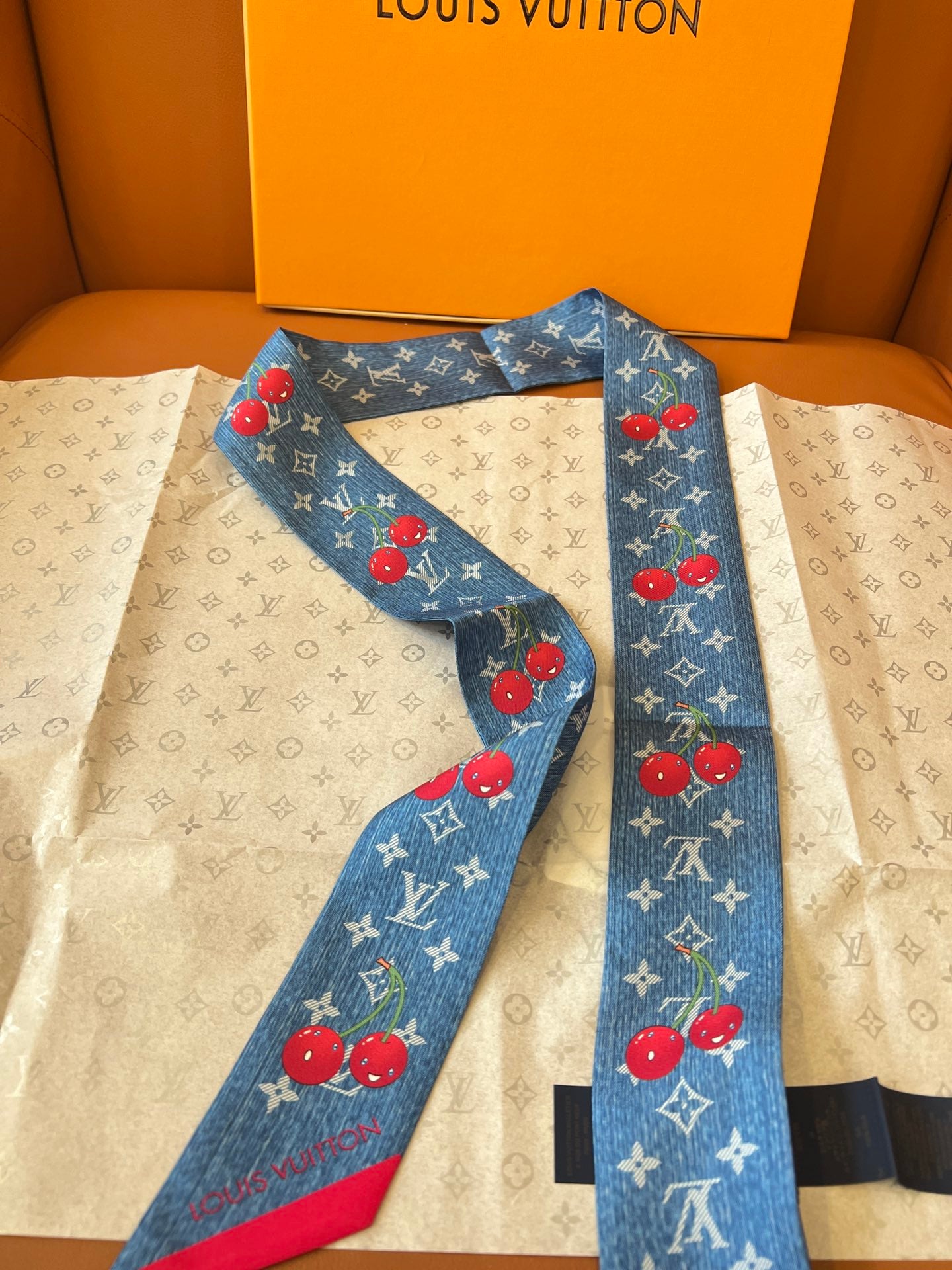 LV x TM Inspire Monogram Cerise Bandeau