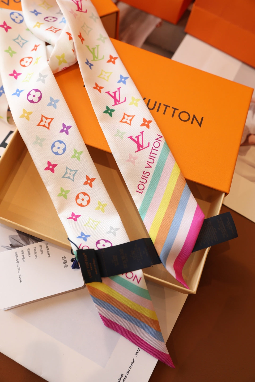 LV x TM inspired Monogram Multicolor BB Bandeau