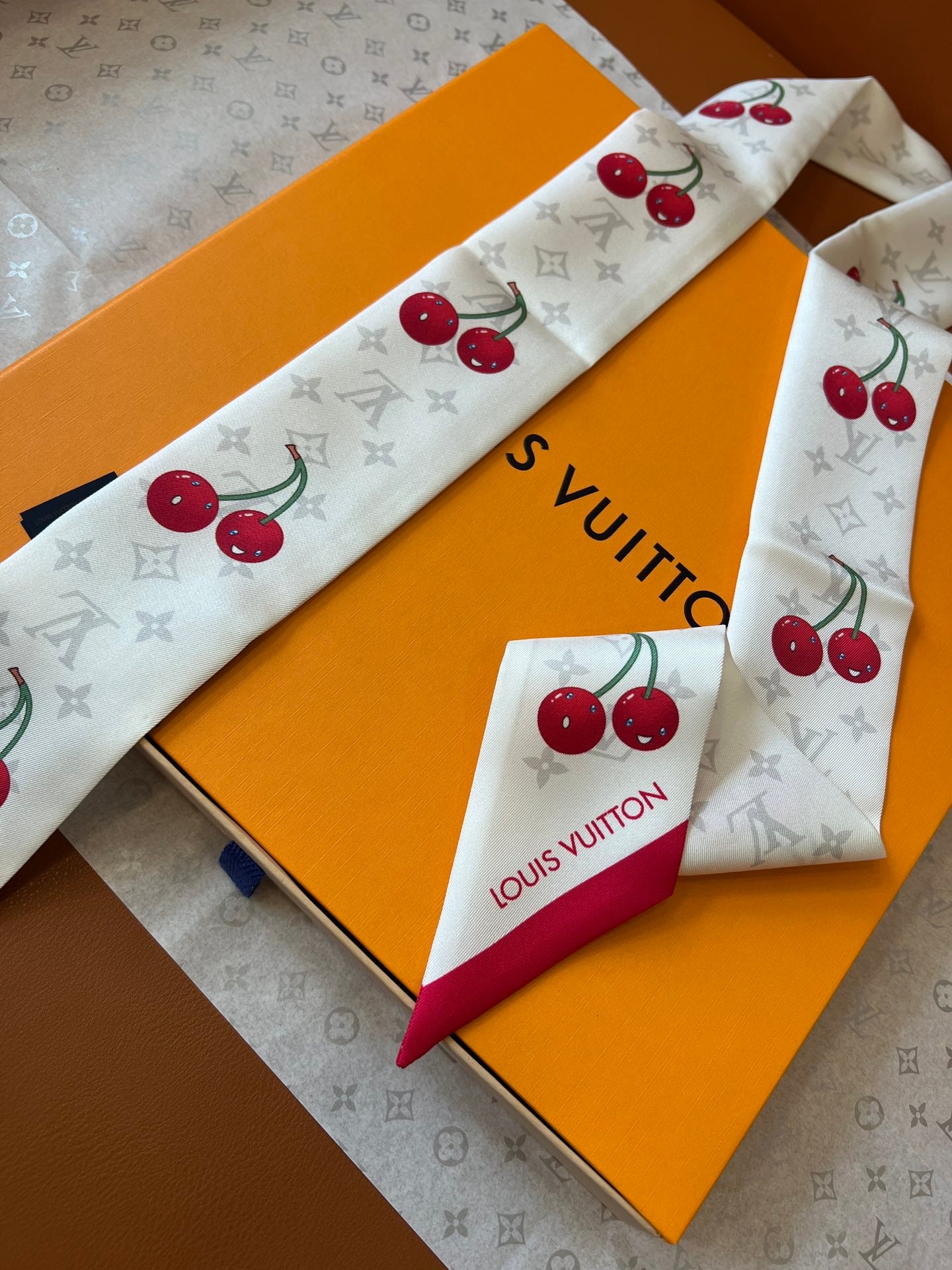 LV x TM Inspire Monogram Cerise Bandeau