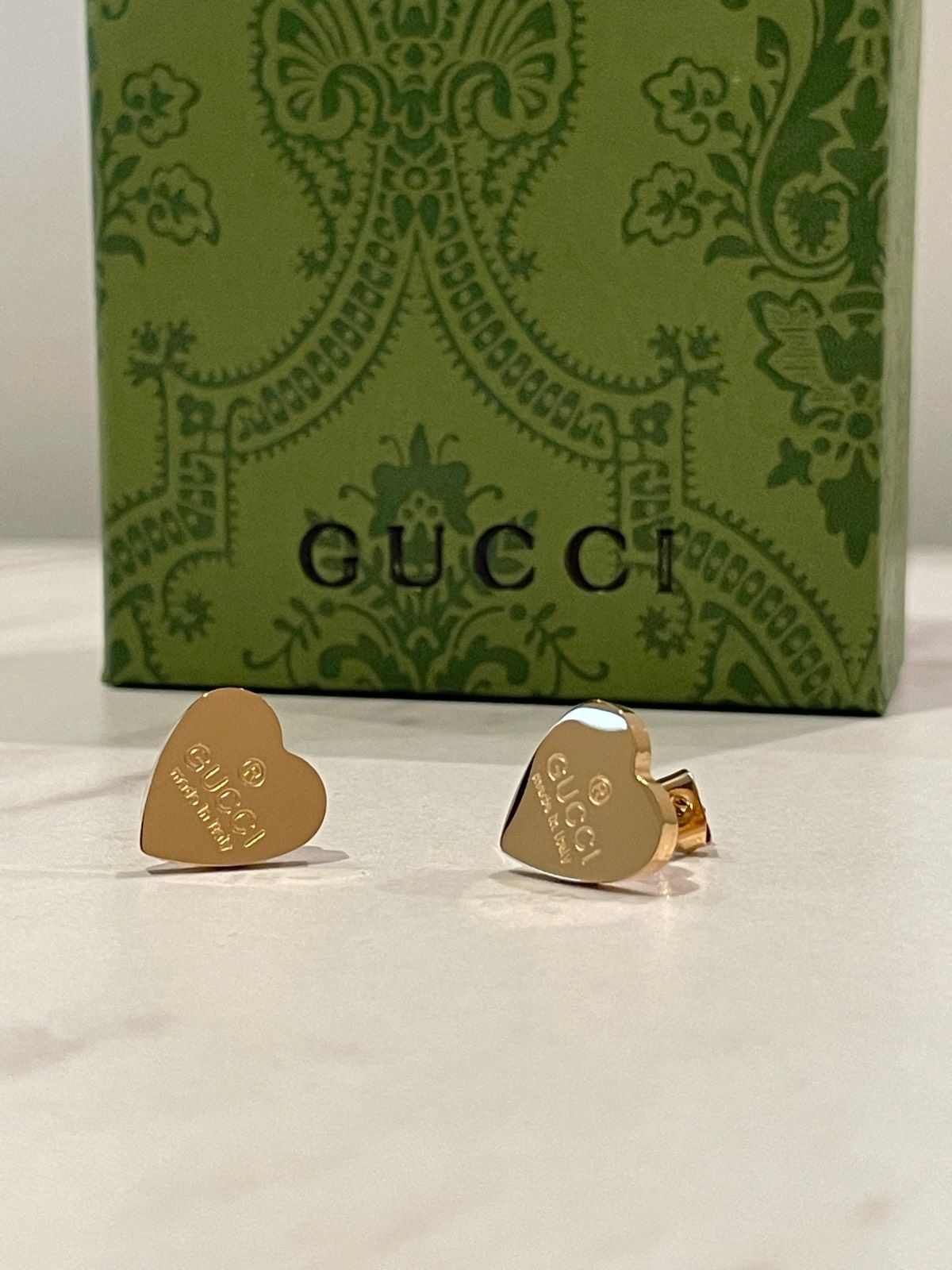 Gucci inspired heart shape Earrings