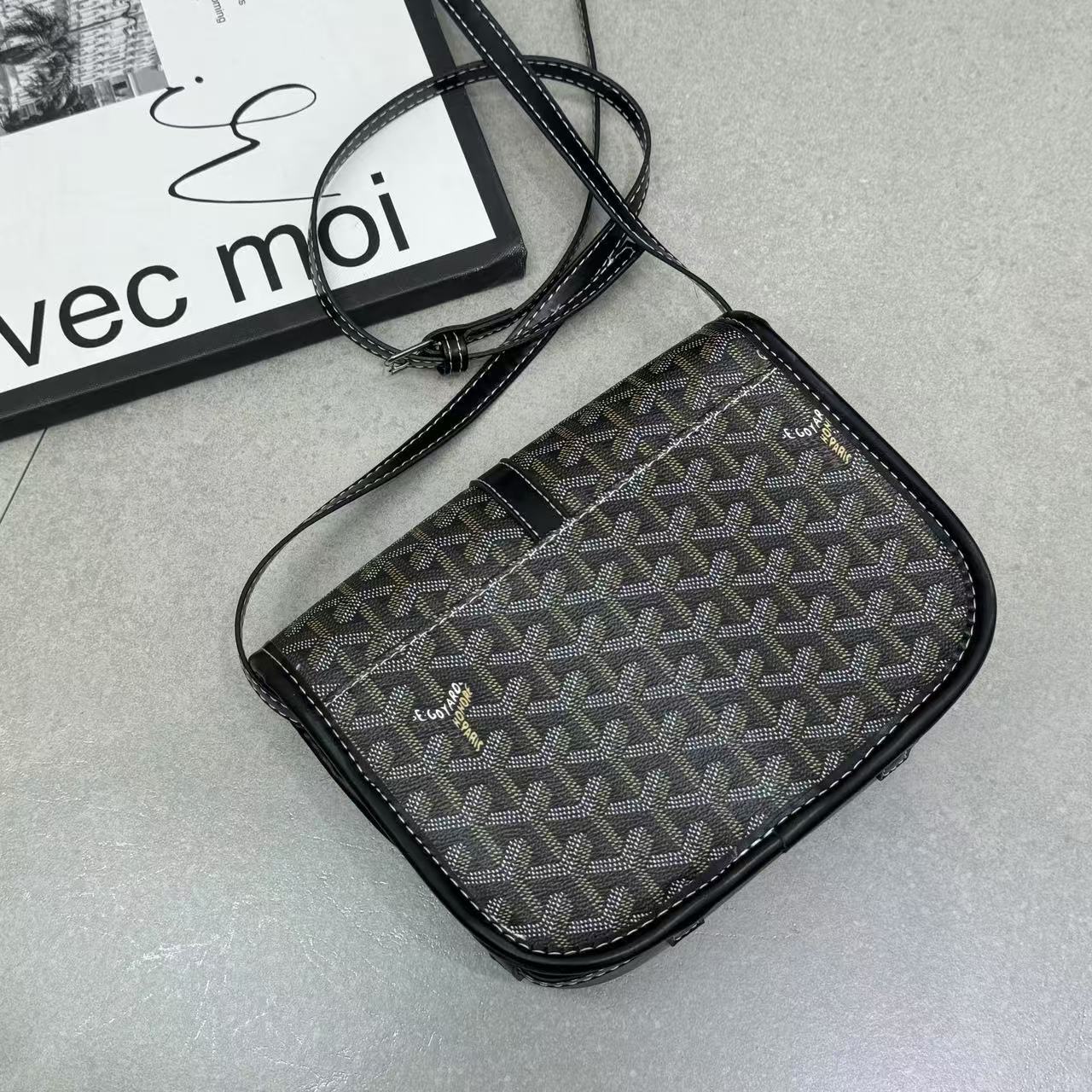 Goyard Inspired Messenger unisex handbag