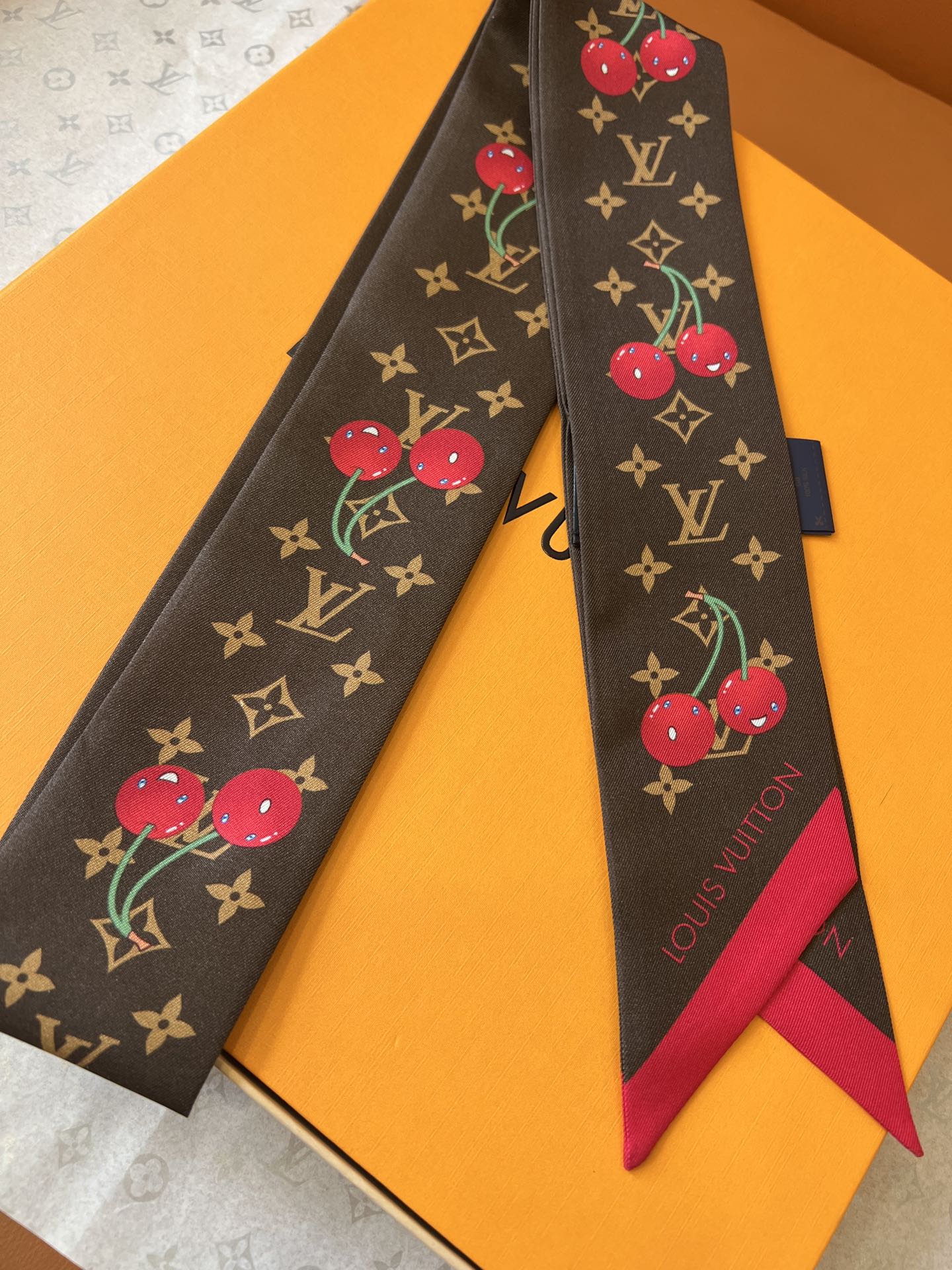 LV x TM Inspire Monogram Cerise Bandeau