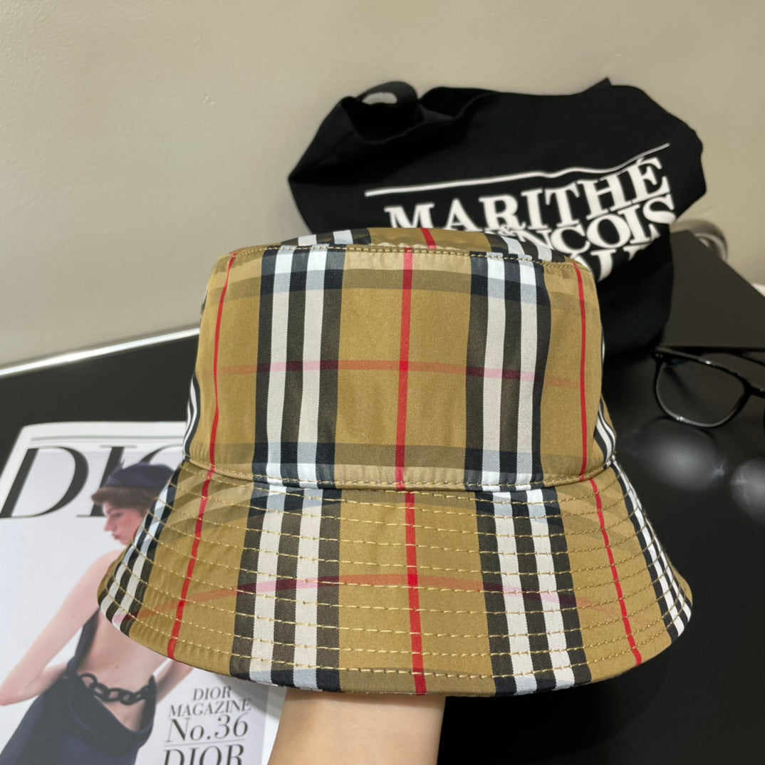 Burberry inspired plaid Bucket