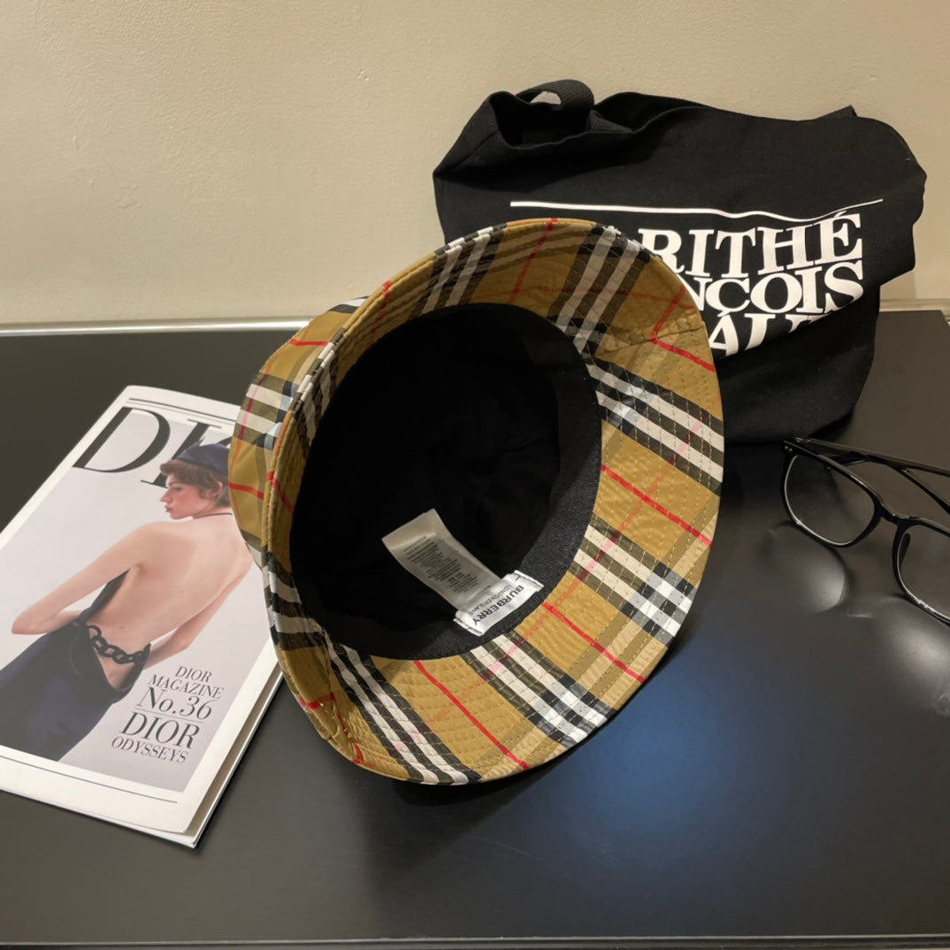 Burberry inspired plaid Bucket