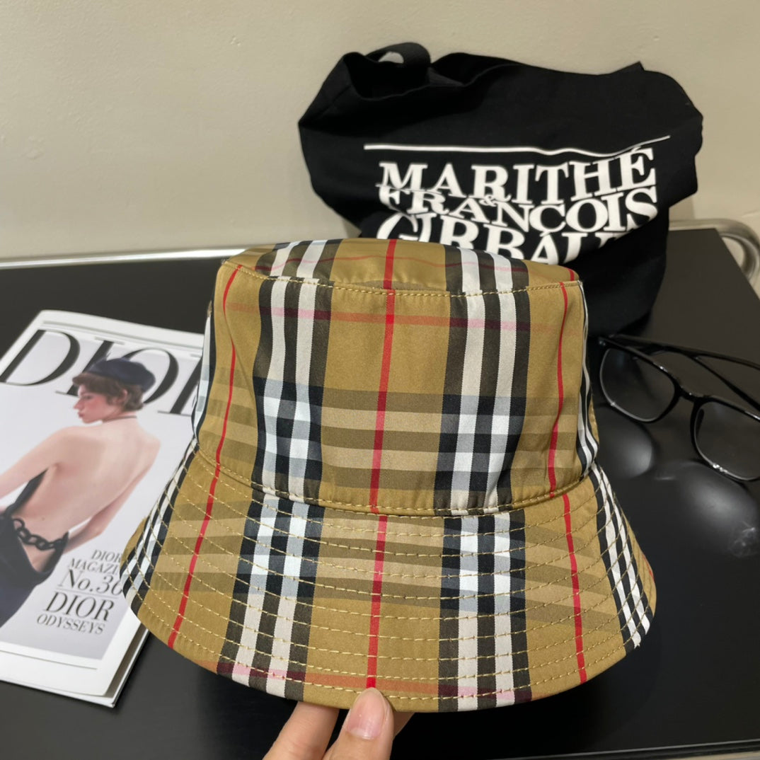 Burberry inspired plaid Bucket