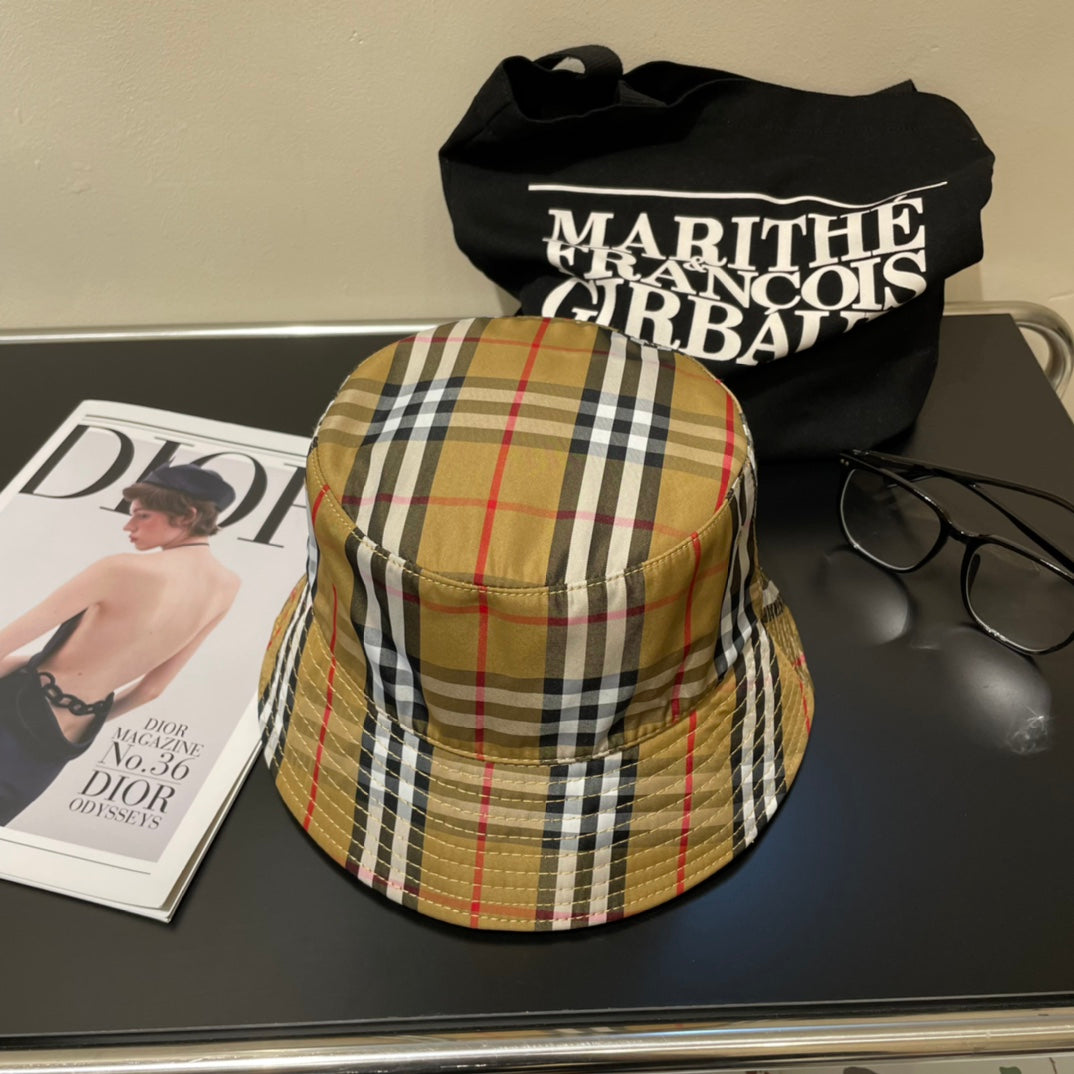 Burberry inspired plaid Bucket