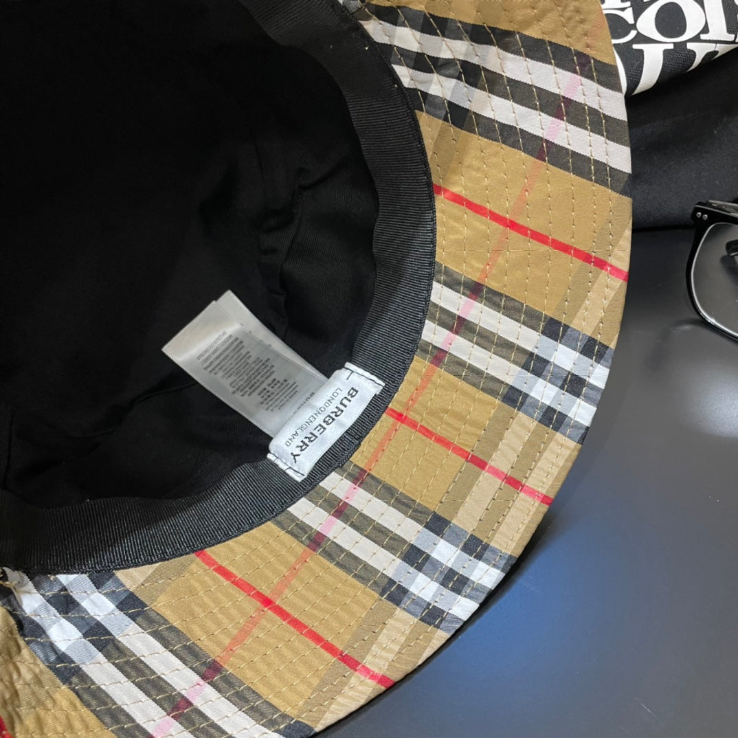 Burberry inspired plaid Bucket