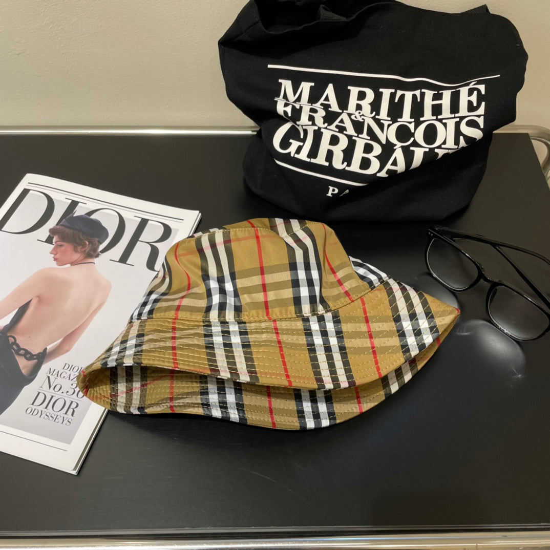 Burberry inspired plaid Bucket