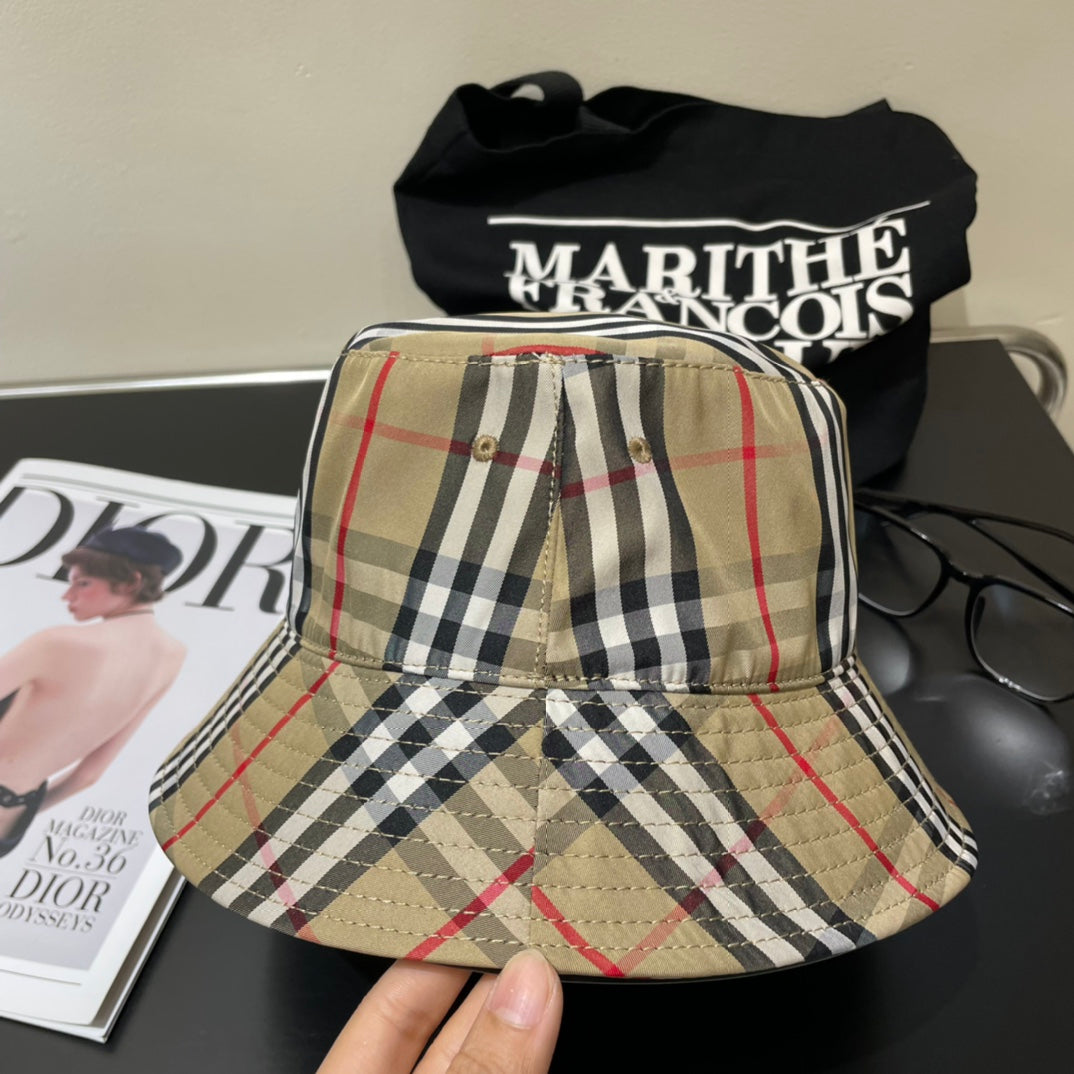 Burberry inspired plaid Bucket