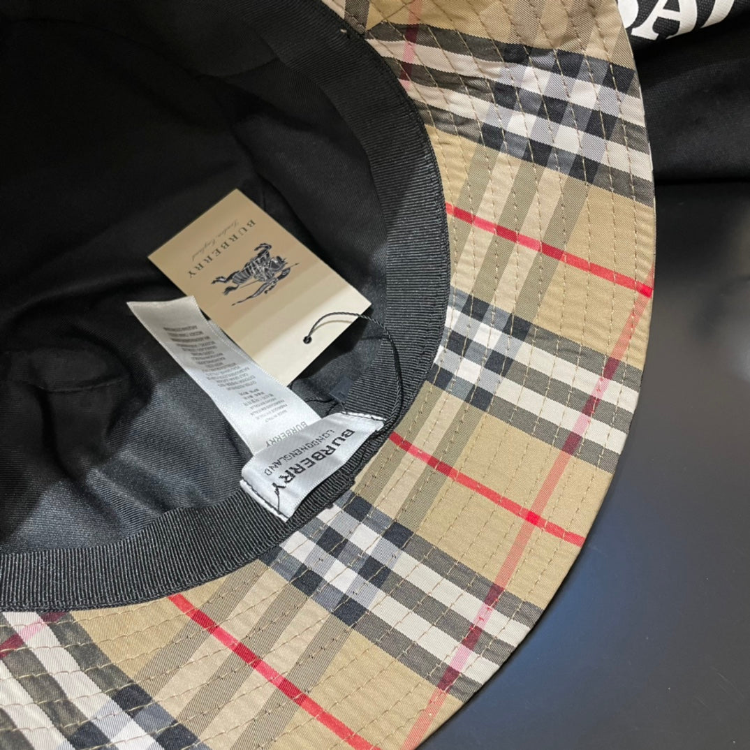 Burberry inspired plaid Bucket