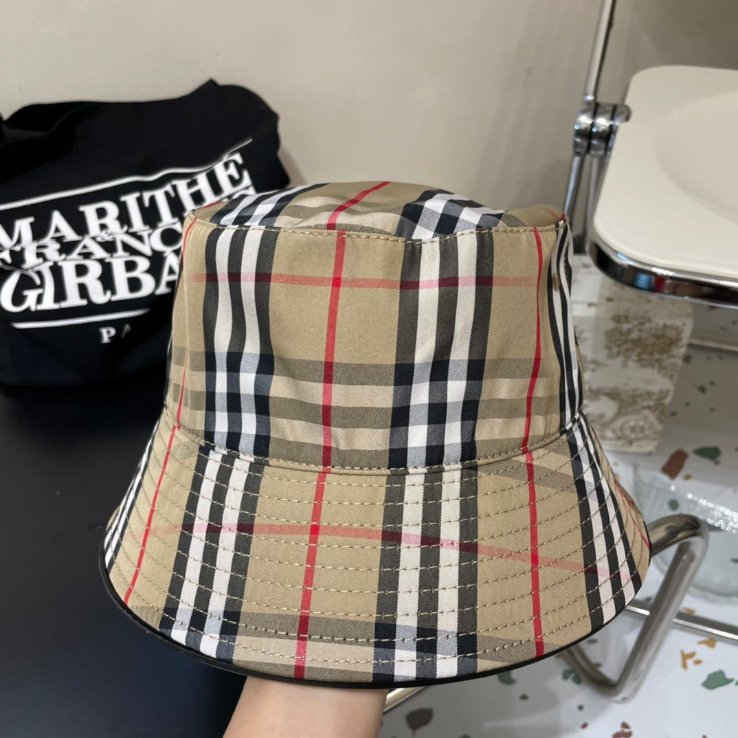 Burberry inspired plaid Bucket