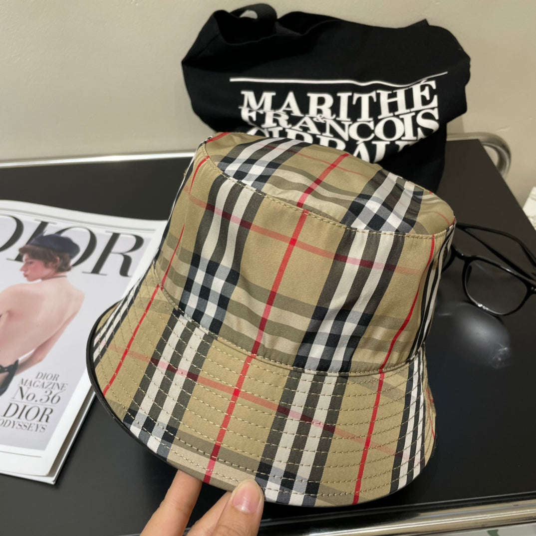 Burberry inspired plaid Bucket