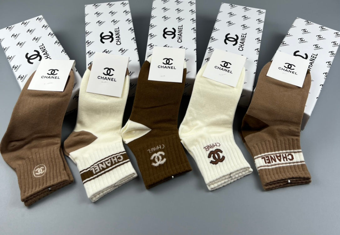 Chanel inspired Socks