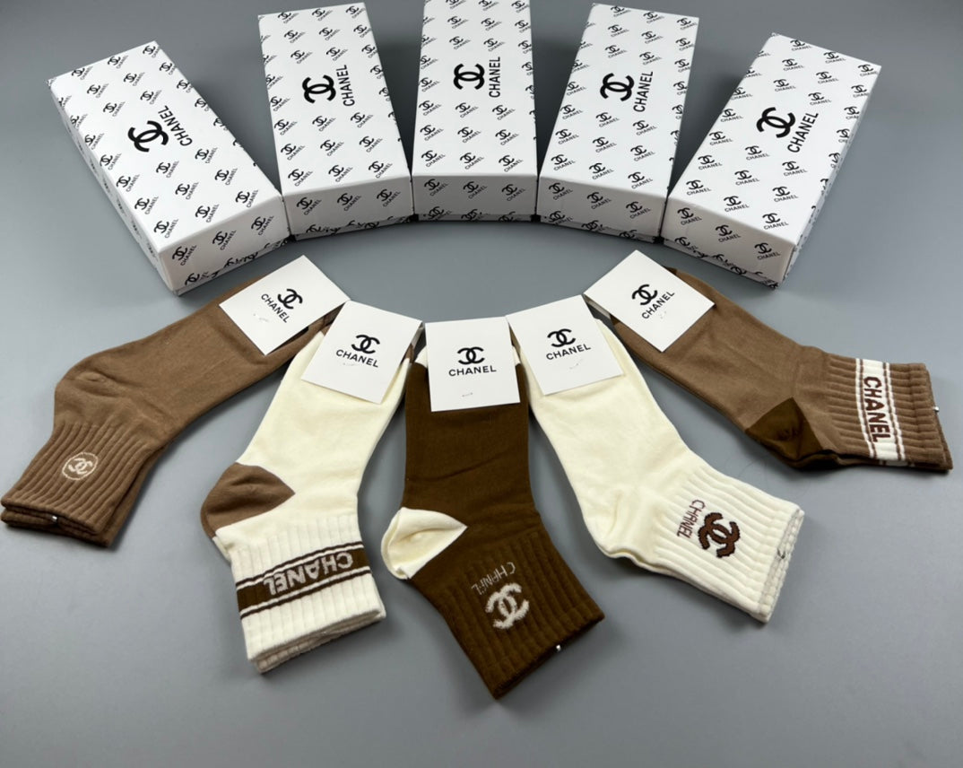 Chanel inspired Socks