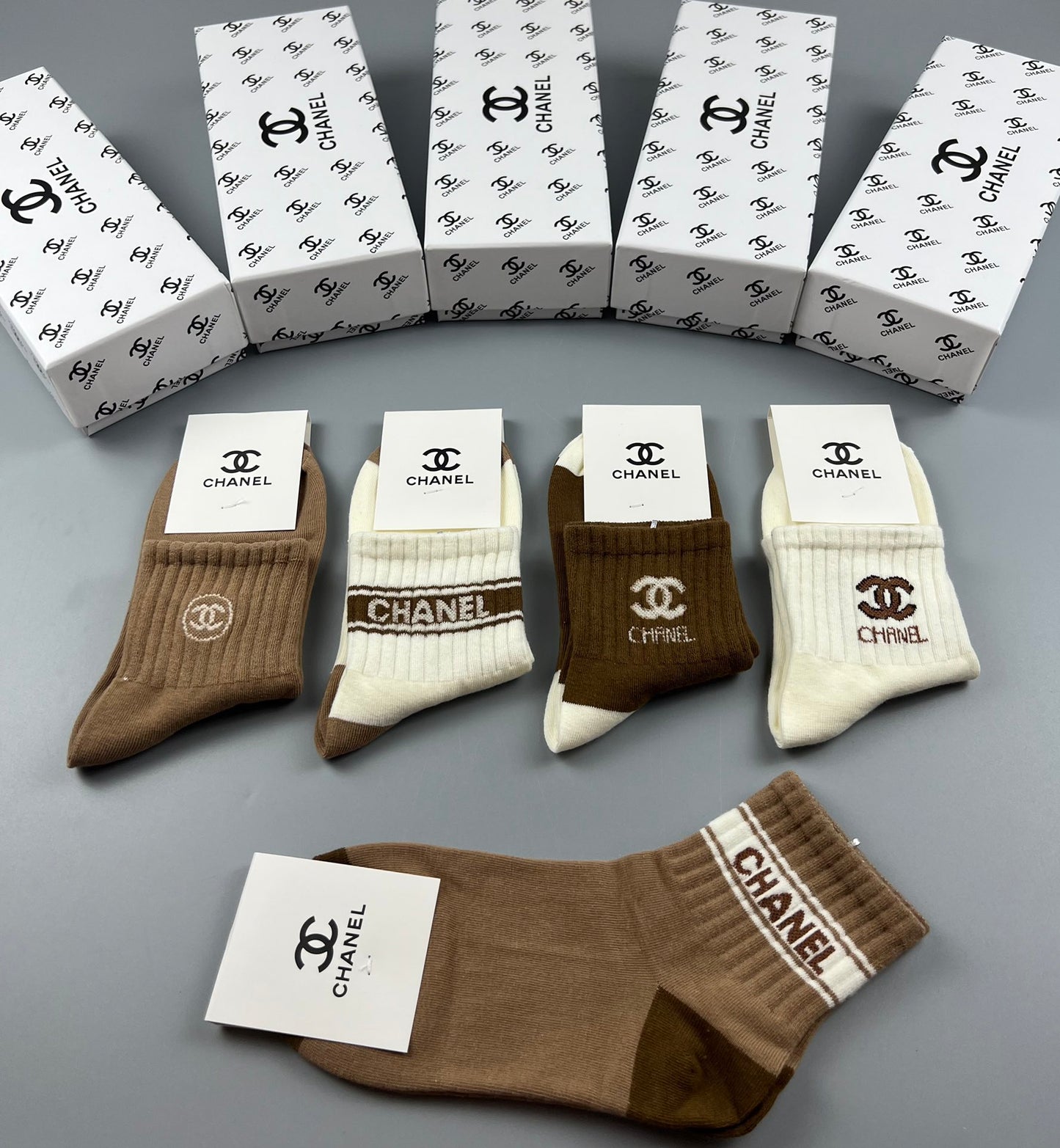 Chanel inspired Socks