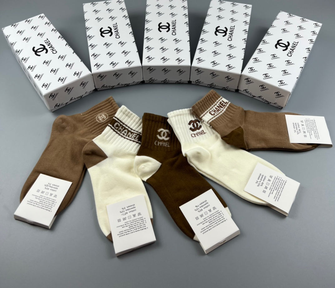 Chanel inspired Socks