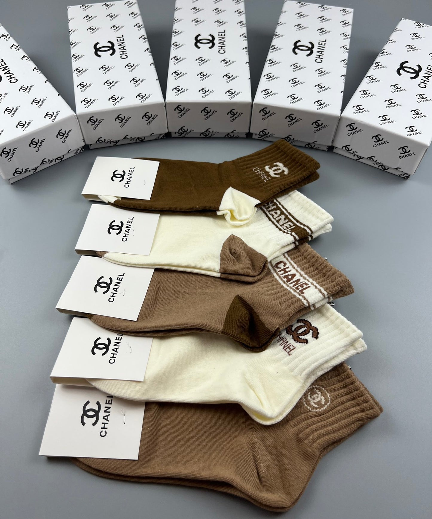 Chanel inspired Socks