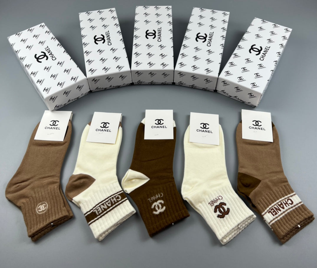 Chanel inspired Socks