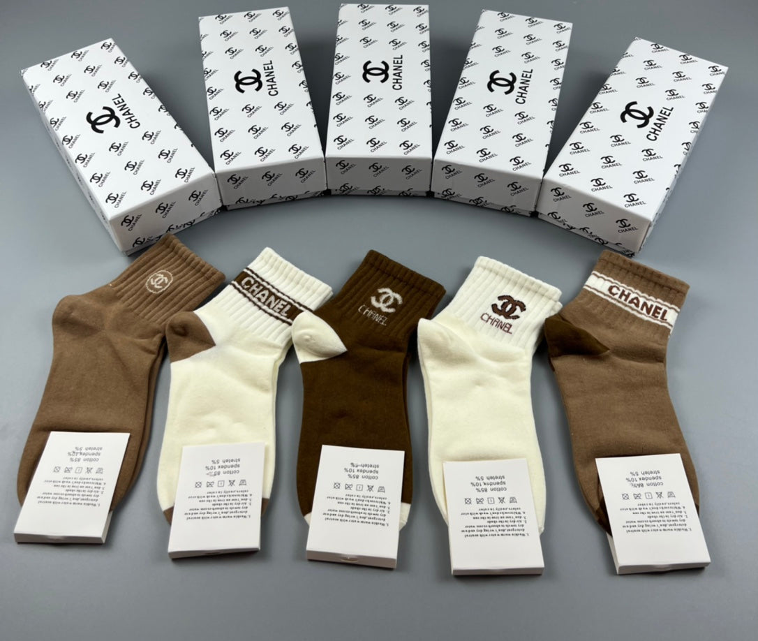 Chanel inspired Socks