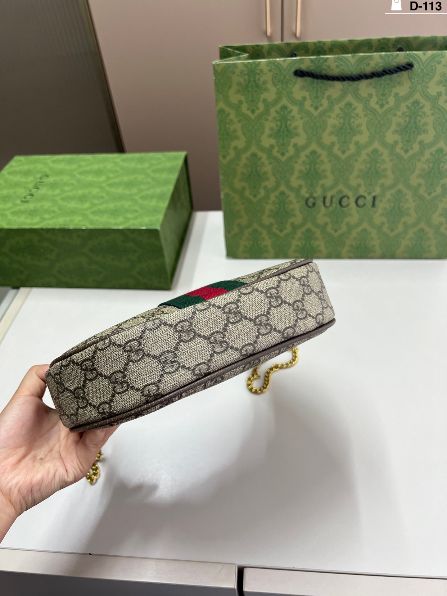 Gucci inspired Cresent Handbag