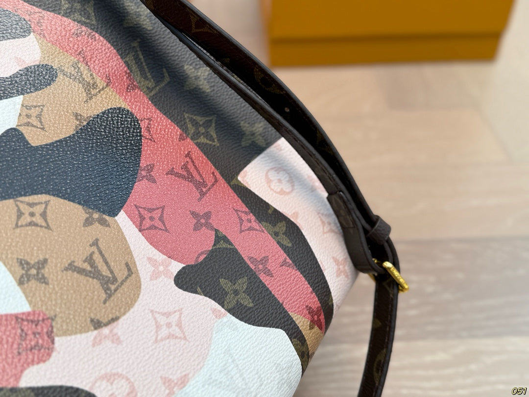 LV inspired Retro Tote Bag