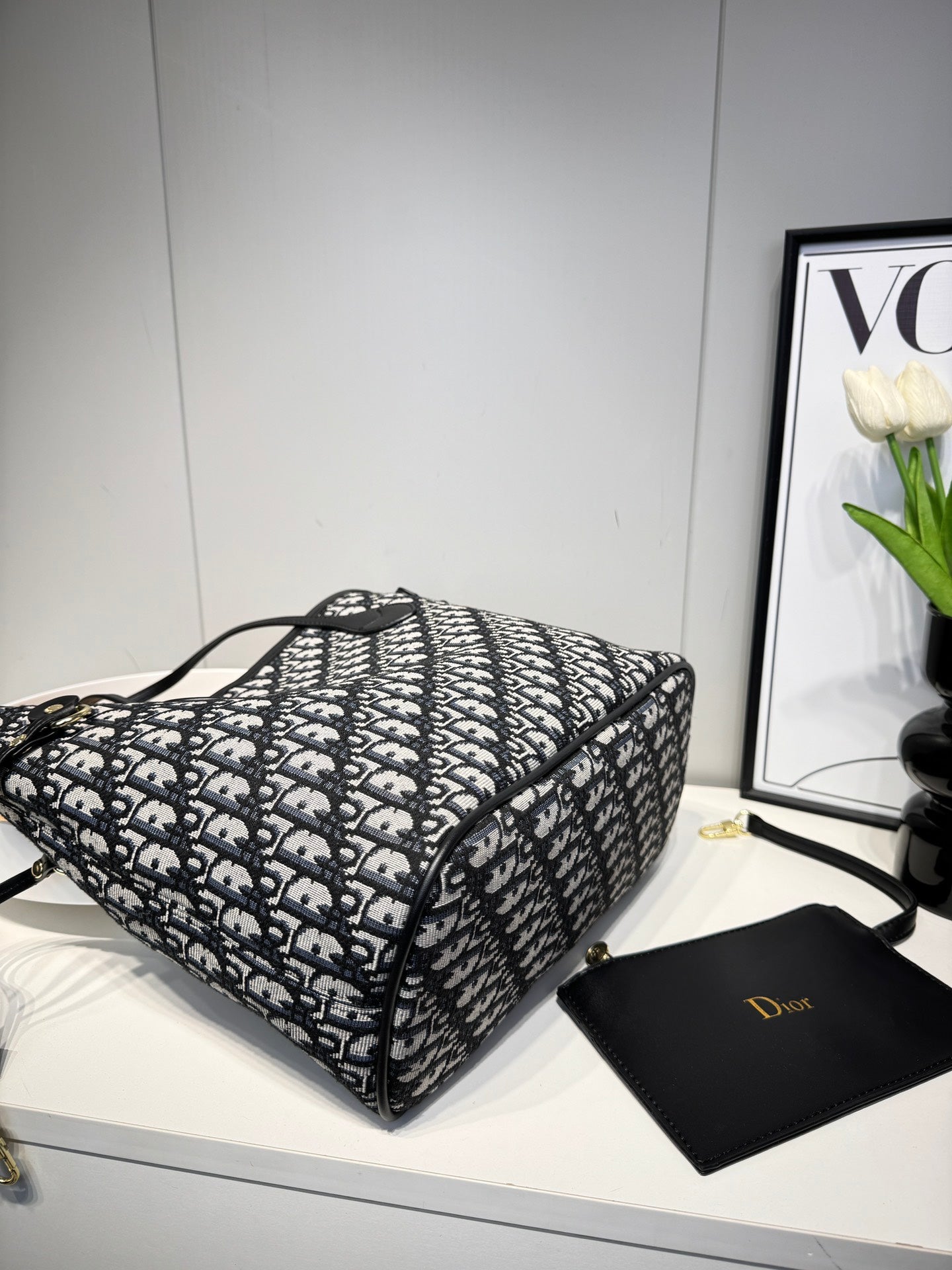 Christian Dior monogram inspired Tote Bags