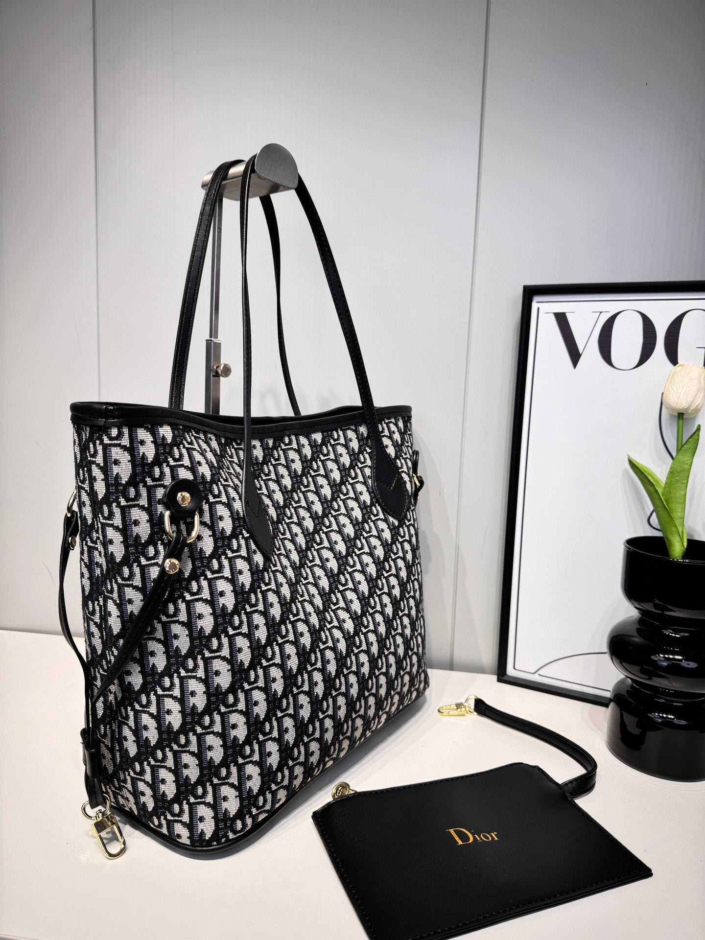 Christian Dior monogram inspired Tote Bags