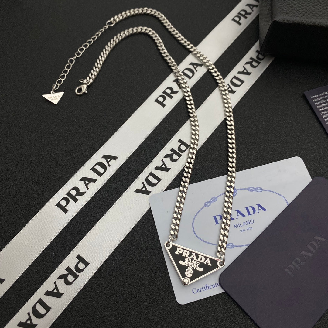 Prada Inspired Cuban Necklace