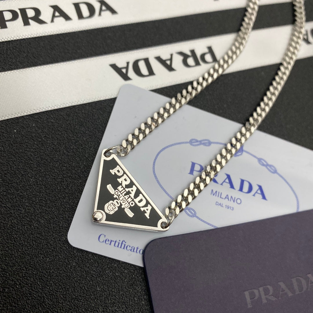 Prada Inspired Cuban Necklace